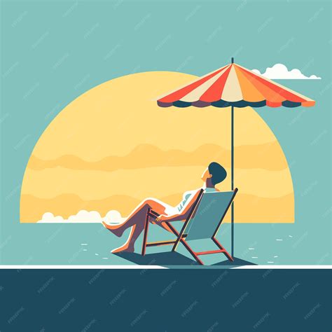 Persona relajándose bajo el sol en la piscina