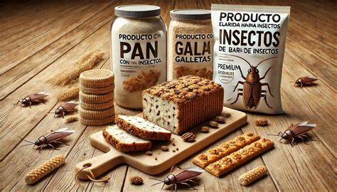 Etiquetado de alimentos con harina de insectos