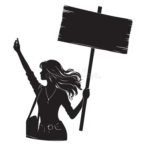 Mujer protestando con pan en una mano