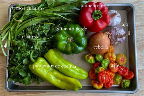Ingredientes para sofrito
