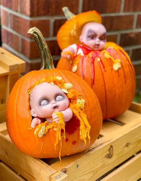 Calabazas decoradas para Halloween