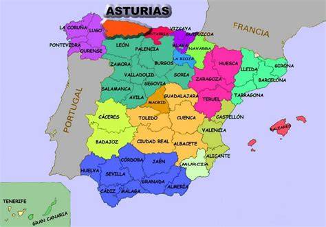 Mapa de la ubicación de Villaviciosa en Asturias, España