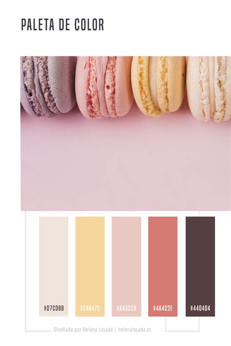 Diseño de logo con paleta de colores para postres