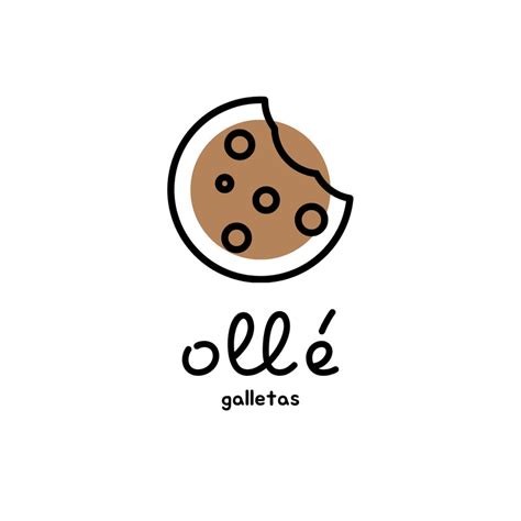 Logotipo de postres en rojo y negro