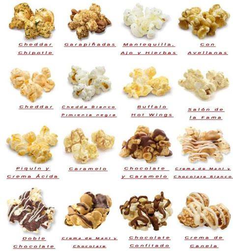 Foto de diferentes tipos de palomitas de maíz Hacendado