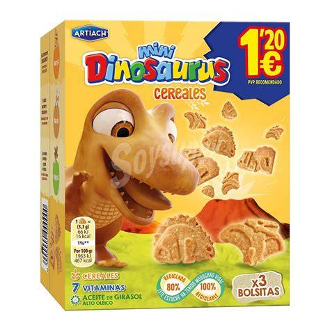 Variedades de galletas Dinosaurus Mini