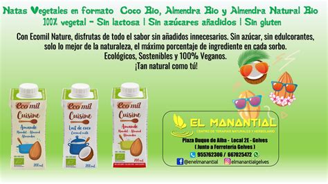 Natas vegetales en supermercados