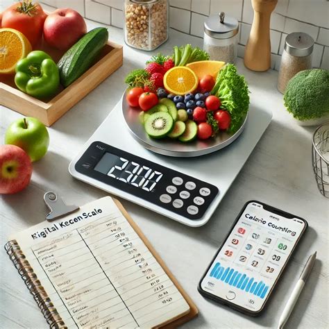 Persona contando calorías para una dieta saludable
