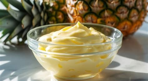 Ingredientes para crema de piña
