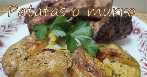 Patatas a murro preparadas