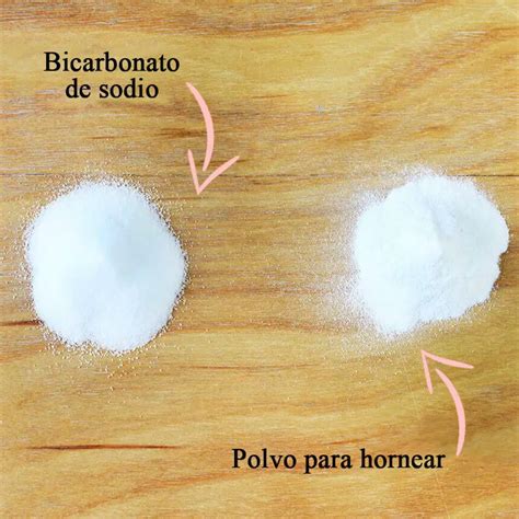 Diferencia entre bicarbonato de sodio y polvo para hornear