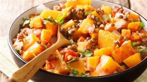 Plato de legumbres con verduras