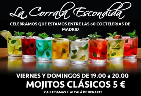 Mojitos y cócteles especiales de La Corrala Escondida