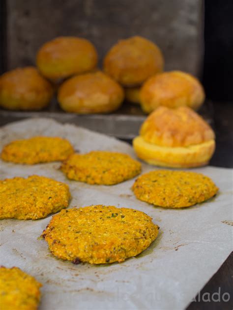 Hamburguesas de coliflor y Garam Masala