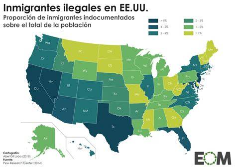 Mapa de la migración irlandesa a Estados Unidos