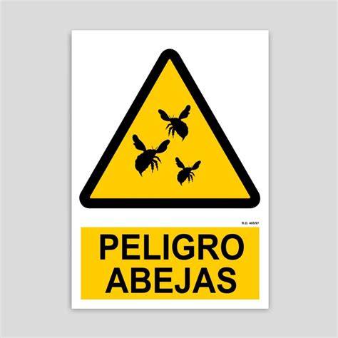 Símbolo de peligro para abejas