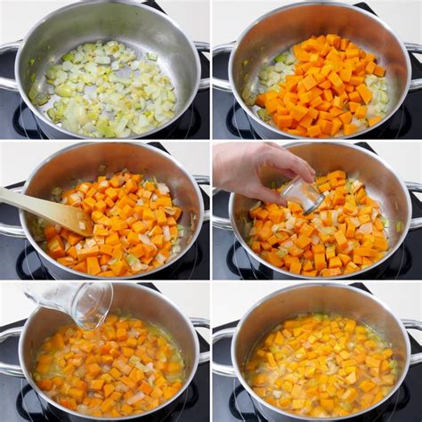 Pasos para preparar puré de calabaza