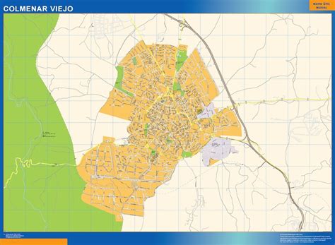 Mapa de Colmenar Viejo con puntos de interés gastronómico
