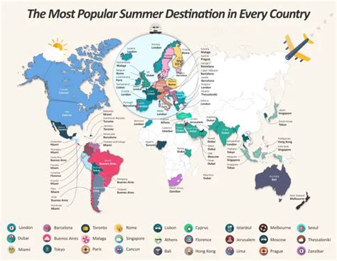 Mapa de destinos de envío global de Miss Lemonade