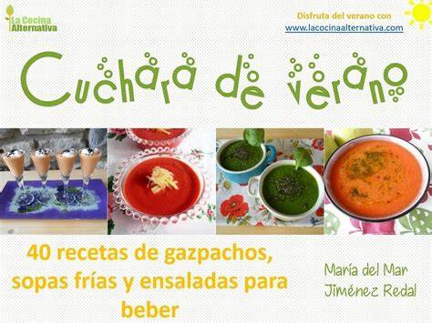 Variedad de sopas frías y gazpachos de verano