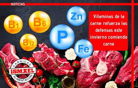 Vitaminas y minerales presentes en la carne de ternera