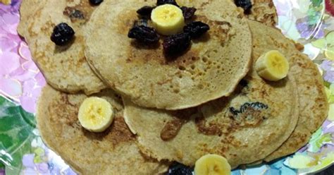 Tortitas de harina integral con frutas