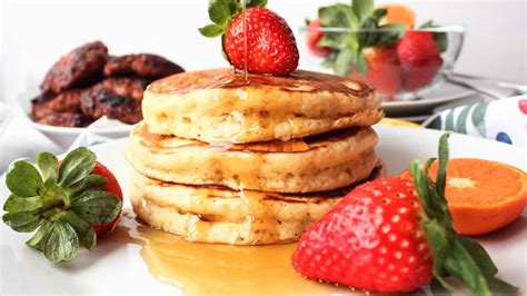 Tortitas americanas esponjosas