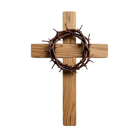 Representación de la cruz de madera