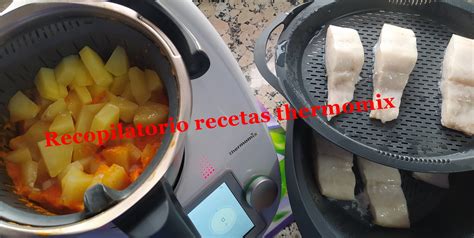Cesta de vapor con patatas en Thermomix