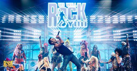Ferran Fabá como Galileo en 'We Will Rock You'