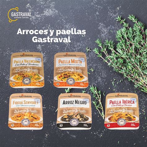 Variedad de platos precocinados de Gastraval