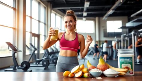 Mujer activa con batido keto después de entrenar