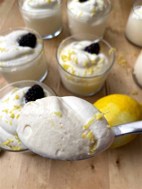 Crema de mascarpone y limón lista