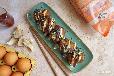Takoyaki vegetarianos