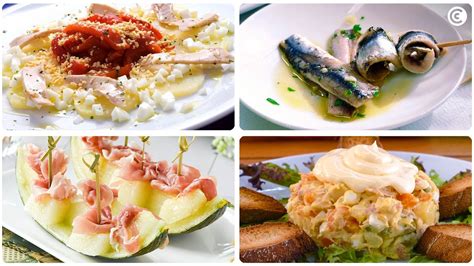 Variedad de tapas y platos con alioli