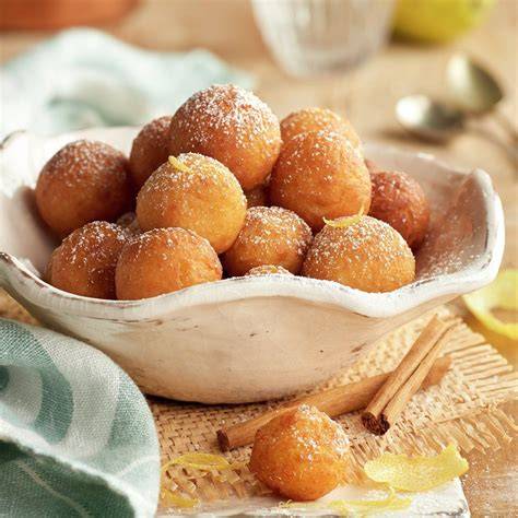 Buñuelos fritos en aceite