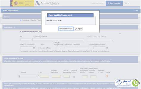 Captura de pantalla del programa Renta Web de Hacienda, mostrando la casilla 0328
