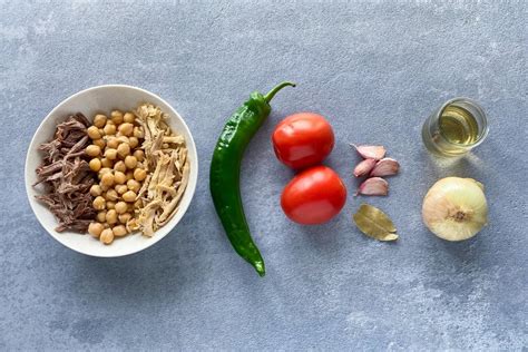Ingredientes para ropa vieja