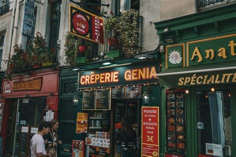 Mapa de creperías recomendadas en París