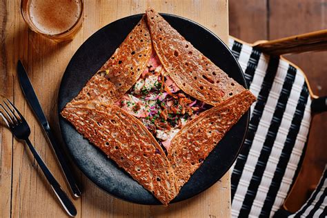 Crepe con combinaciones creativas de Breizh Café