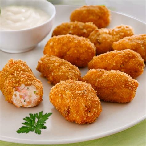 Croquetas de gambas caseras
