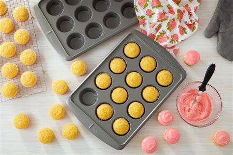 Masa de cupcakes en moldes