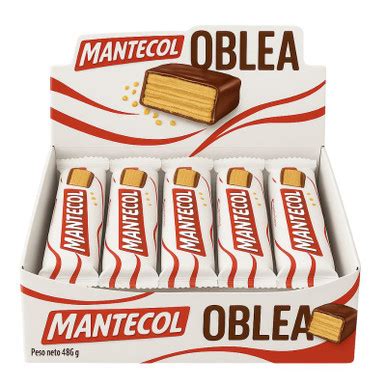 Oblea Mantecol Bañada en Chocolate