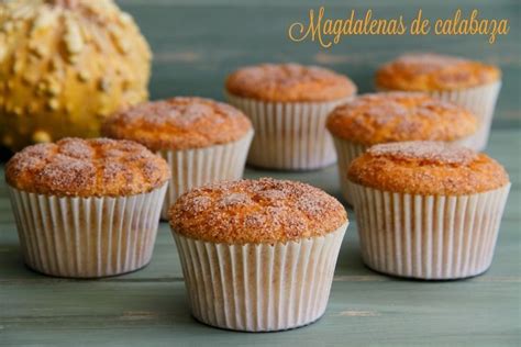 Magdalenas de calabaza