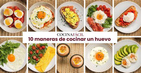 Diferentes estilos de huevos fritos