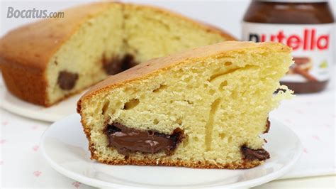 Bizcocho de Nutella recién horneado
