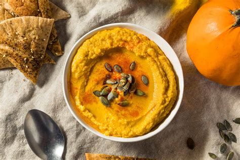 Hummus de calabaza en su carcasa