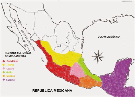 Mapa de las regiones de Mesoamérica donde el chirmol es popular