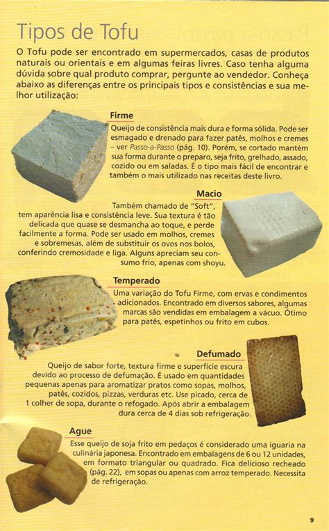 Tipos de tofu: firme, sedoso, ahumado, frito