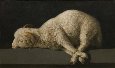 Cuadro del Cordero de Dios de Francisco de Zurbarán